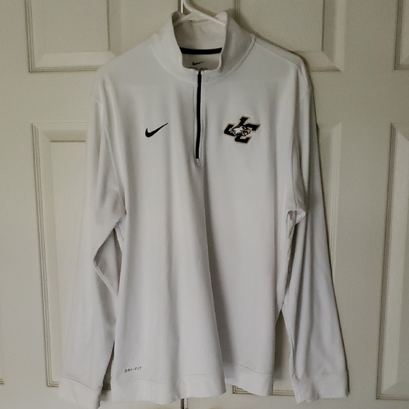 Nike White Dri-FIT Quarter-Zip Pullover XL - Picture 1 of 8